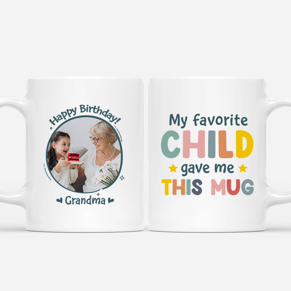 Personalized My Favorite Child Gave Me This On 60th Birthday Mug