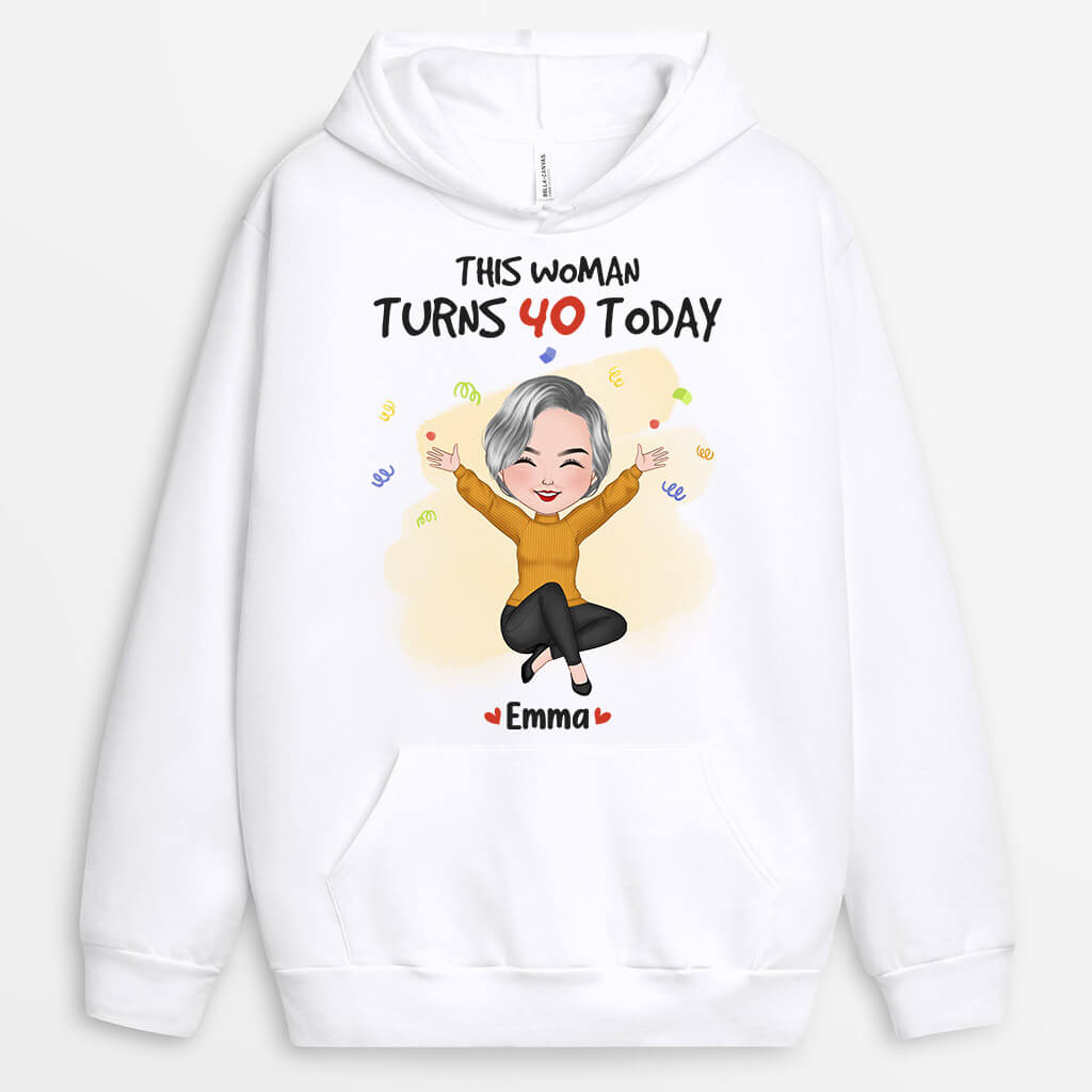 Turn 50 Today Hoodie - Unique Gifts For 50th Birthday Women