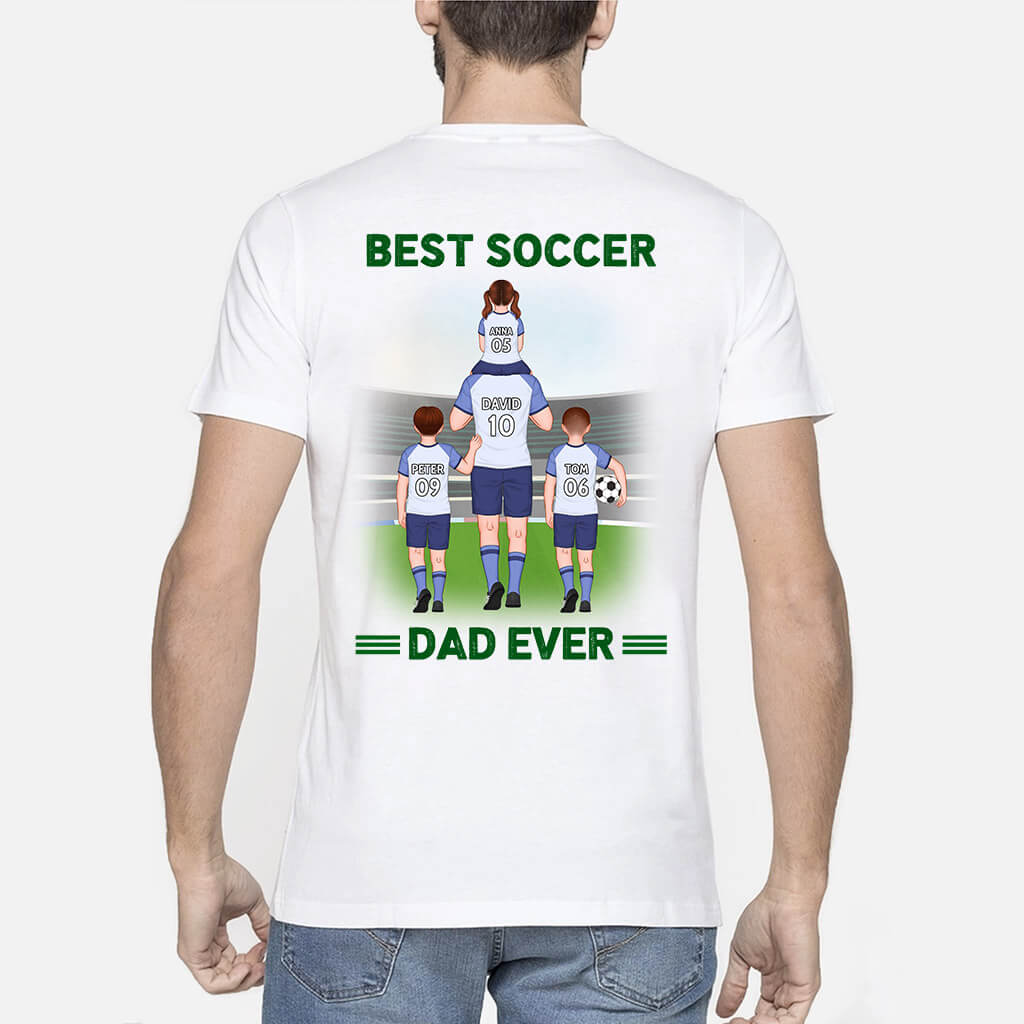Personalized Best Football Dad Ever Hoodie
