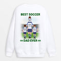 Personalized Best Football Dad Ever Sweater