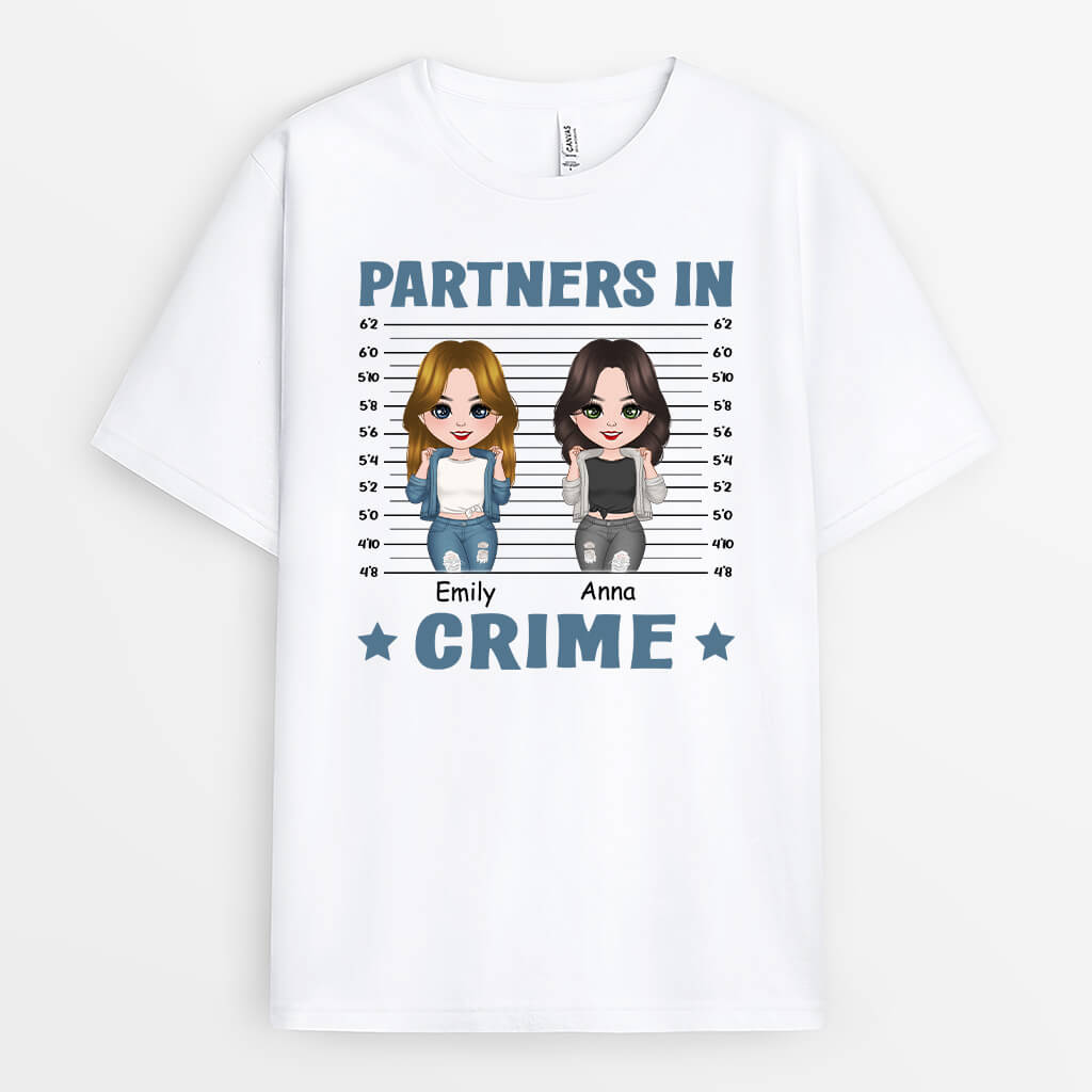 Personalized Partners In Crime T-Shirt