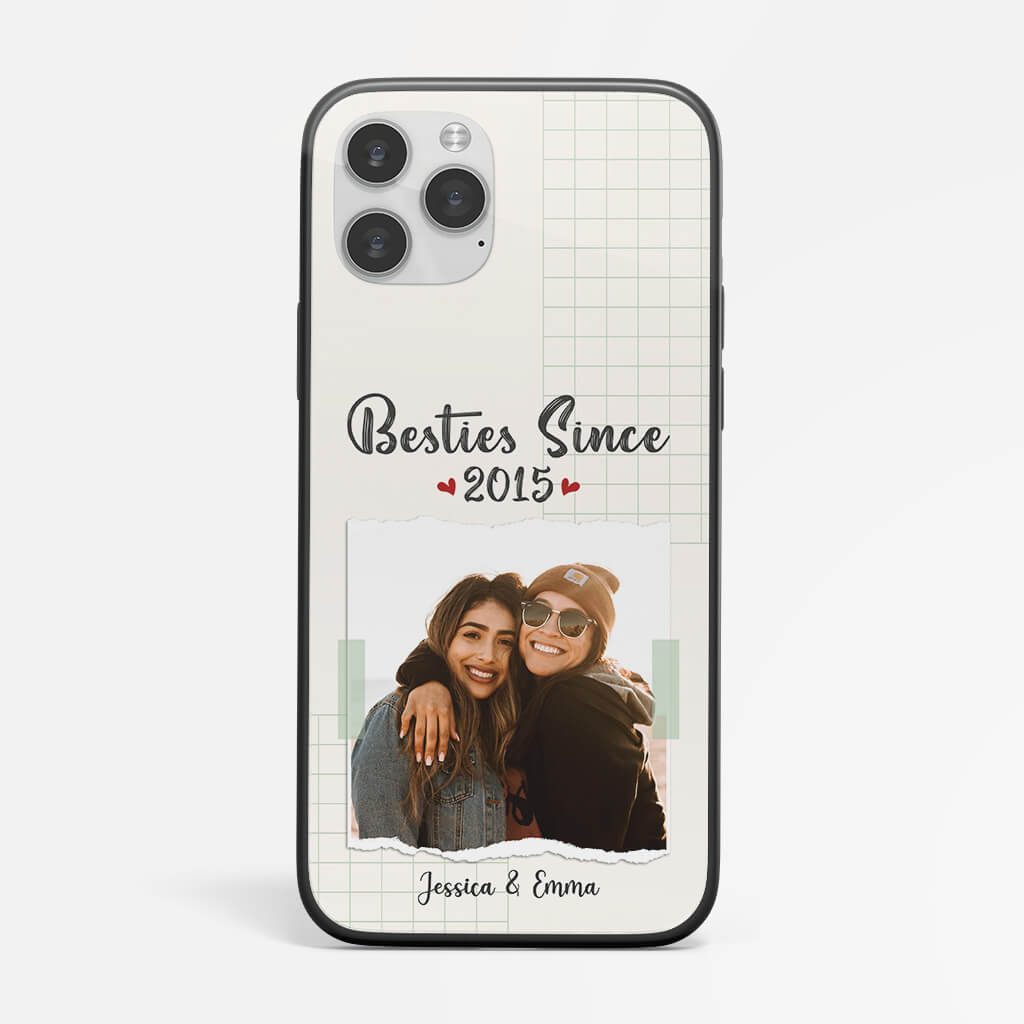 Personalized Besties Since iPhone 12 Phone Case
