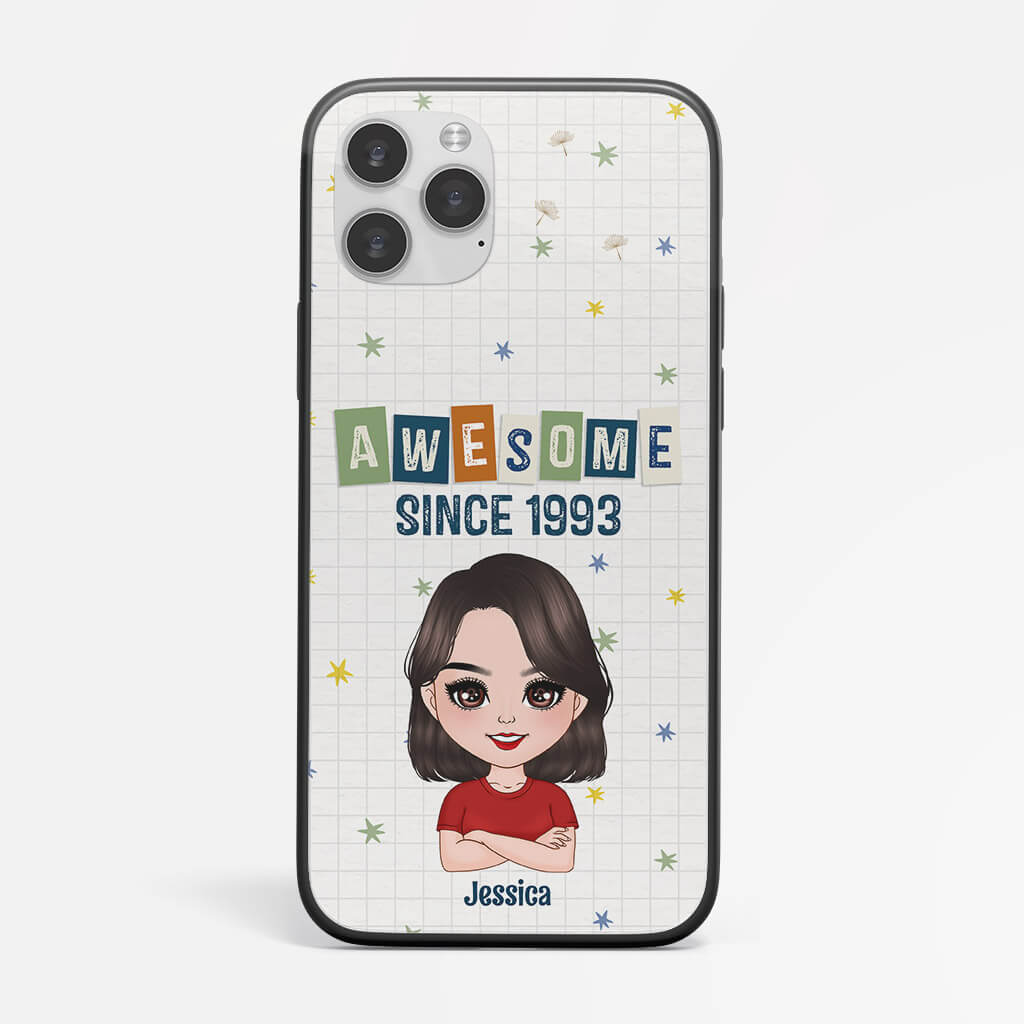 Personalized Awesome Since 2002 iPhone 12 Phone Case