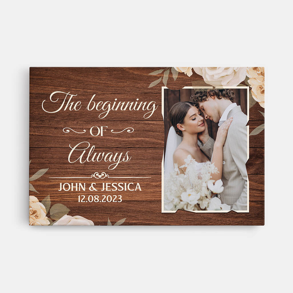 Personalized The Beginning Of Always Canvas