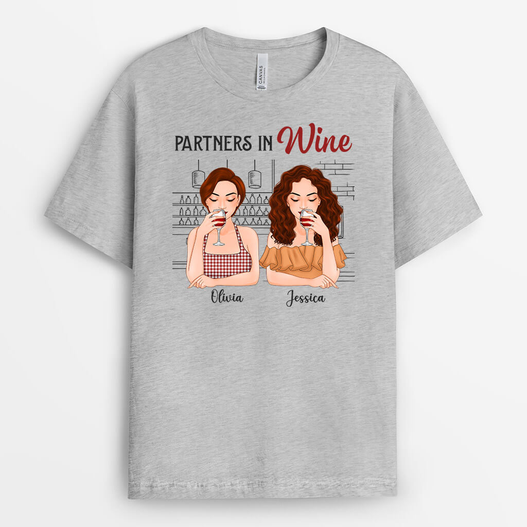 Personalized Partners In Wine T-Shirt
