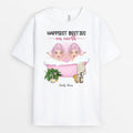 Personalized Happiest Besties On Earth T-Shirt