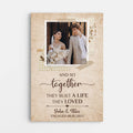 Personalized Together They Built A Life They Loved Canvas
