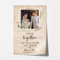 Personalized Together They Built A Life They Loved Poster