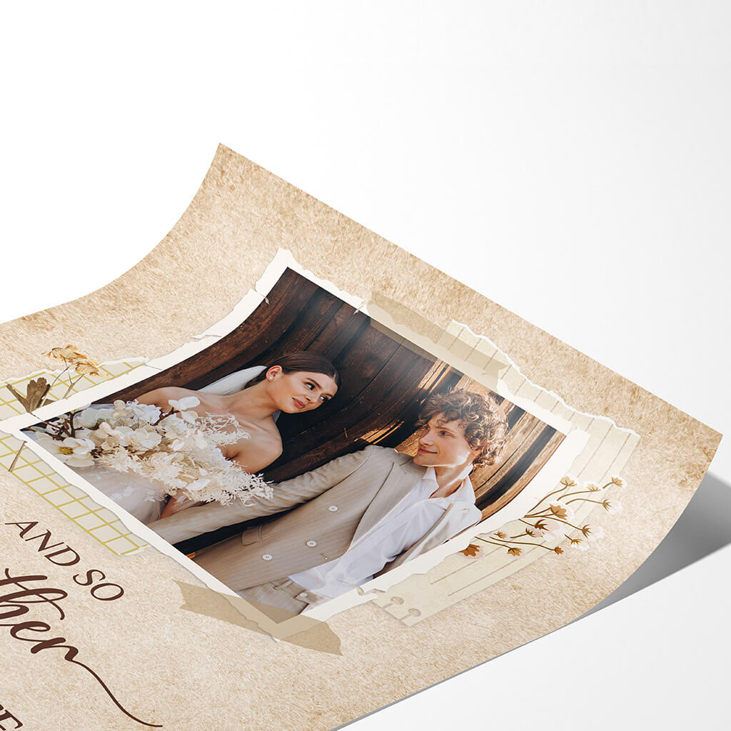 Personalized Together They Built A Life They Loved Poster