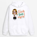 Personalized Teach Love Inspire Hoodie