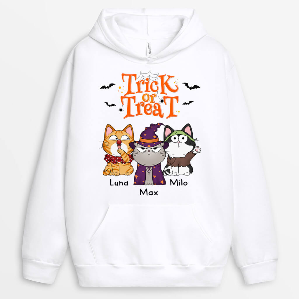 Personalized Trick Or Treat Hoodie