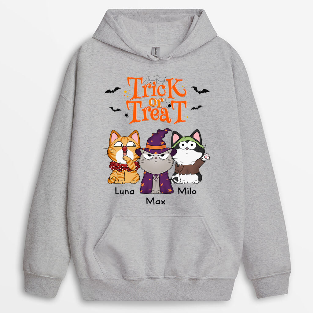 Personalized Trick Or Treat Hoodie