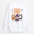 Personalized Trick Or Treat Sweatshirt