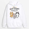 Personalized This Cute Cat Mom/Dad Belongs To Hoodie