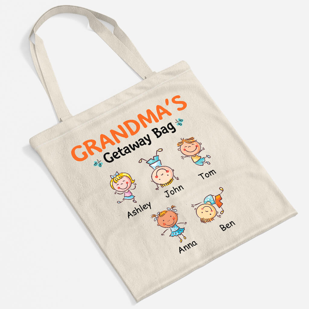 Personalized Mommy's Getaway Tote Bag