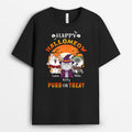 Happy Hallomeow Purr Or Treat - Personalized Pet Shirts for Humans
