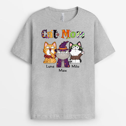 Custom Cat Shirts for Humans - Cat Mom Gifts for Halloween