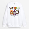 Personalized Halloween Cat Mom Sweatshirt