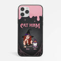 Personalized Cat Mom Halloween Witch iPhone 12 Phone Case