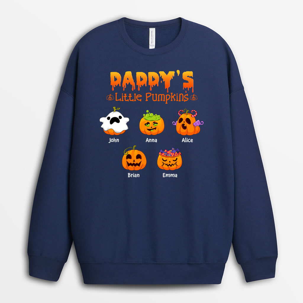 Personalized Daddy's Little Pumpkin Sweatshirt
