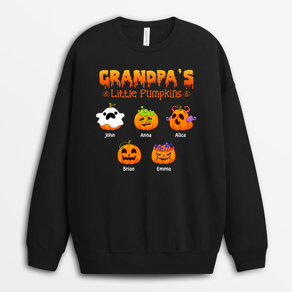 Personalized Daddy's Little Pumpkin Sweatshirt