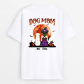 Dog Mom Red Moon - Personalized Halloween Shirts for Dog Lovers