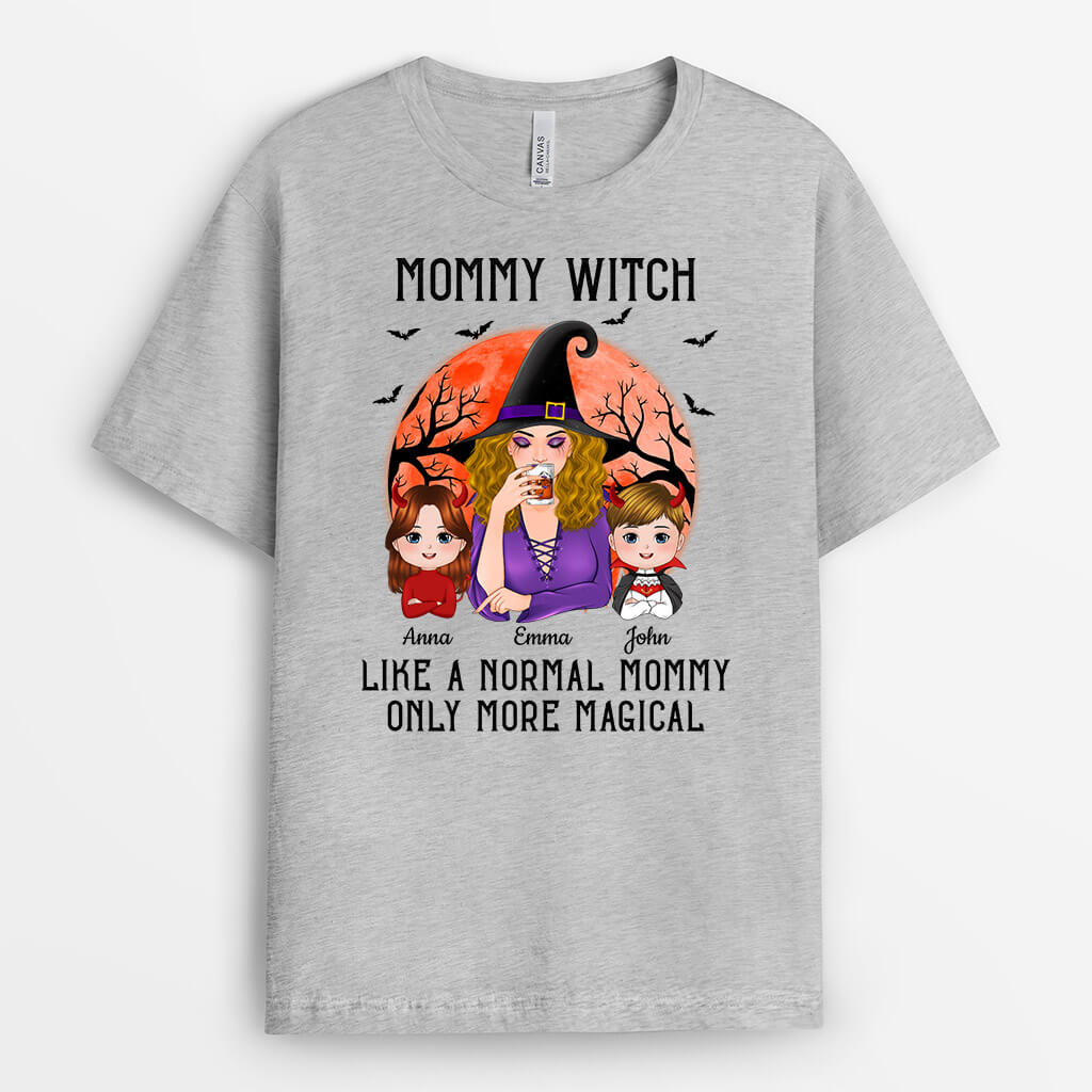 Personalized Like Normal Grandma More Magical Halloween T-Shirt