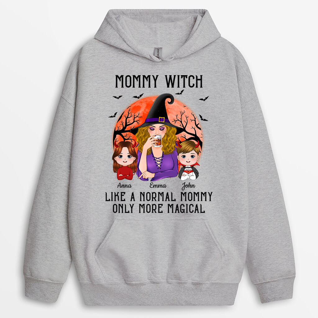 Personalized Like Normal Grandma More Magical Halloween Hoodie