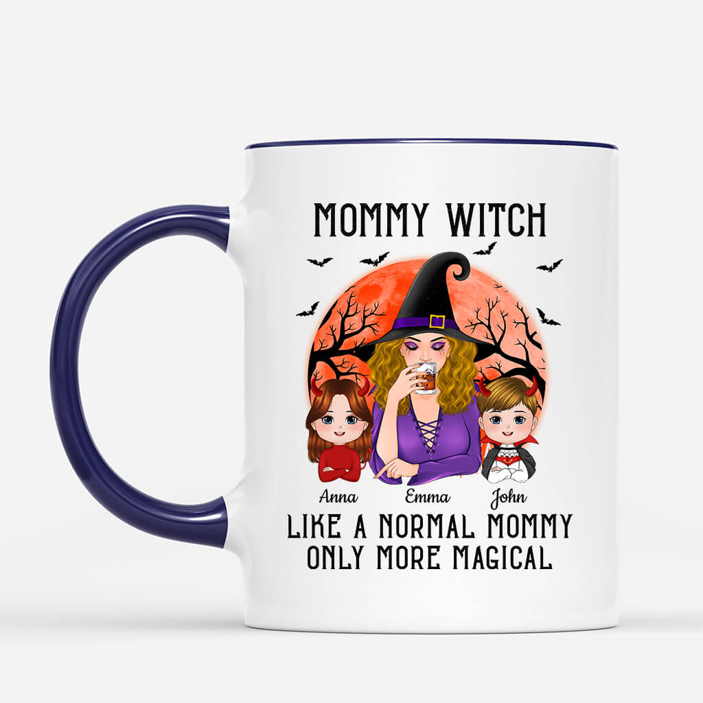 Personalized Like Normal Grandma More Magical Halloween Mug