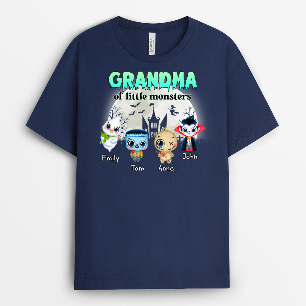 Personalized Grammy Of Little Monsters T-Shirt