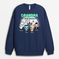 Personalized Grammy Of Little Monsters Sweatshirt