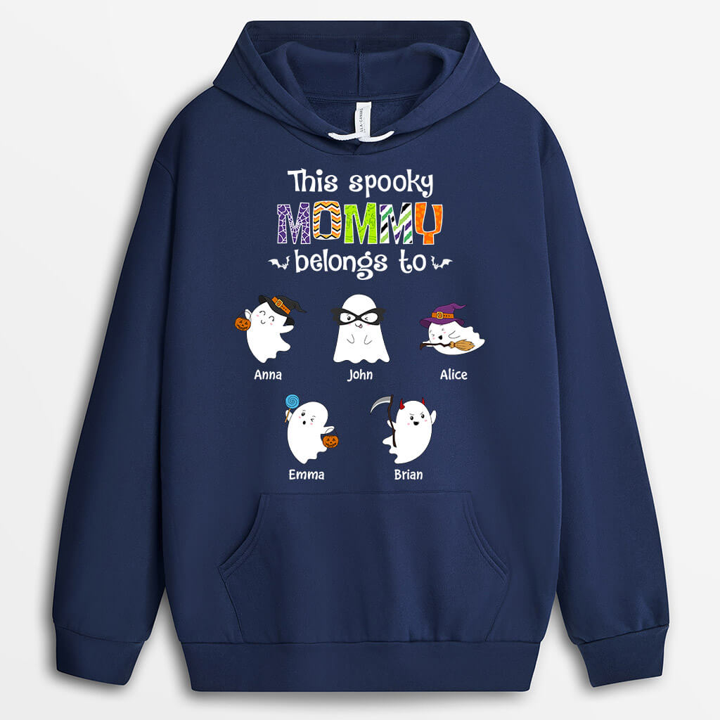 Personalized This Spooky Grandma Belongs To Hoodie