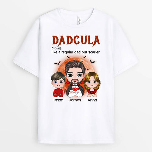 Personalized Dadcula Like A Regular Dad But Cooler T-Shirt