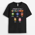 Personalized Beware Of My Grandkid Monsters T-Shirt