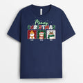 Meowy Christmas T-shirt | Custom Merry Christmas Tee Shirts for Cat Lovers