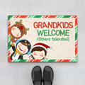 Personalized Grandkids Welcome Doormat