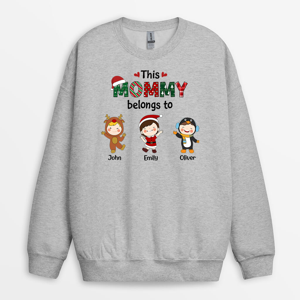 Personalized This Grandma Belongs To Sweatshirt