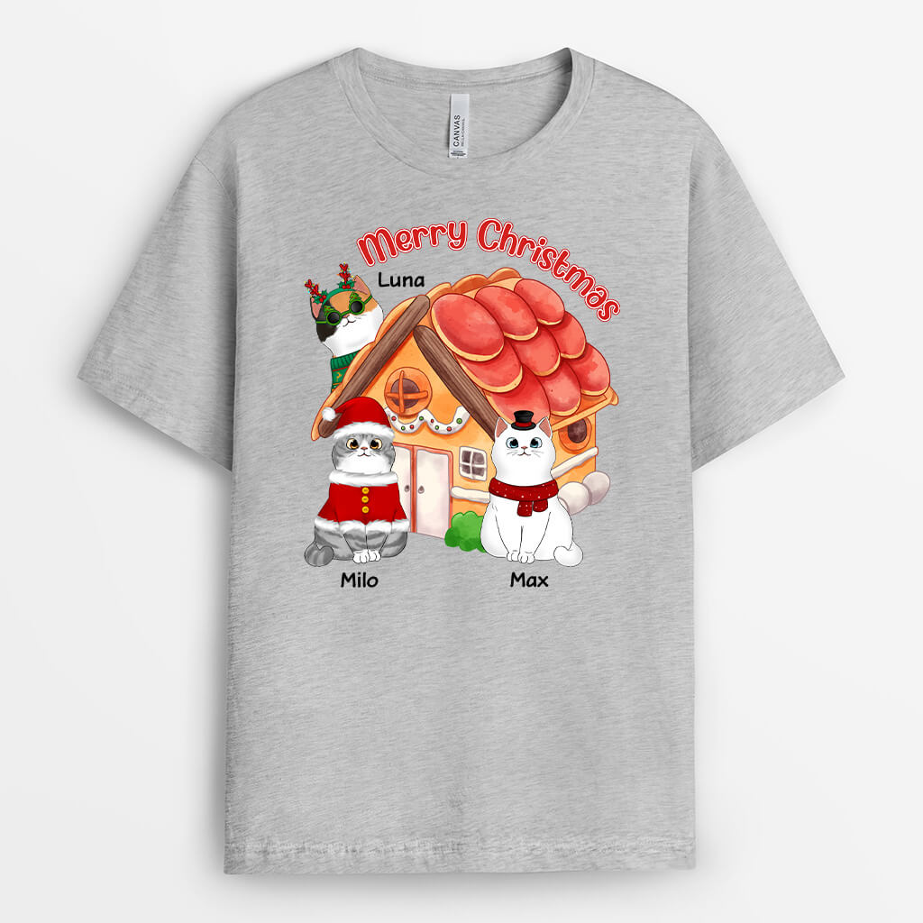 Merry Catmas | Personalized Merry Christmas Shirt for Cat Lovers