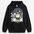 Personalized Cat Mom And Dad Christmas Hoodie