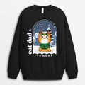 Personalized Cat Mom And Dad Christmas Sweatshirt
