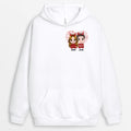 Personalized Christmas Couple Personalized With Heart Hoodie