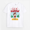 Personalized Let It Snow T-shirt