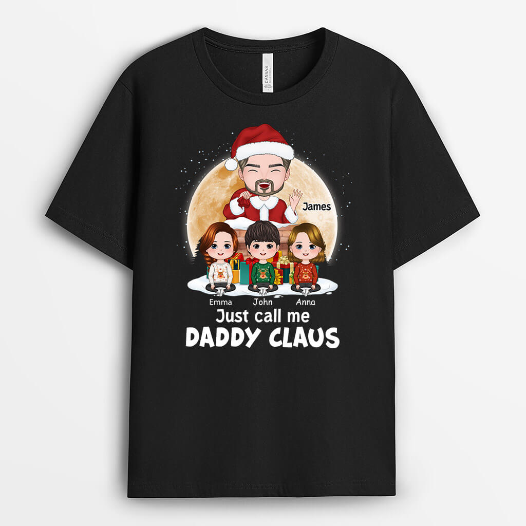 Just Call Me Papa Claus | Custom Merry Christmas Shirts