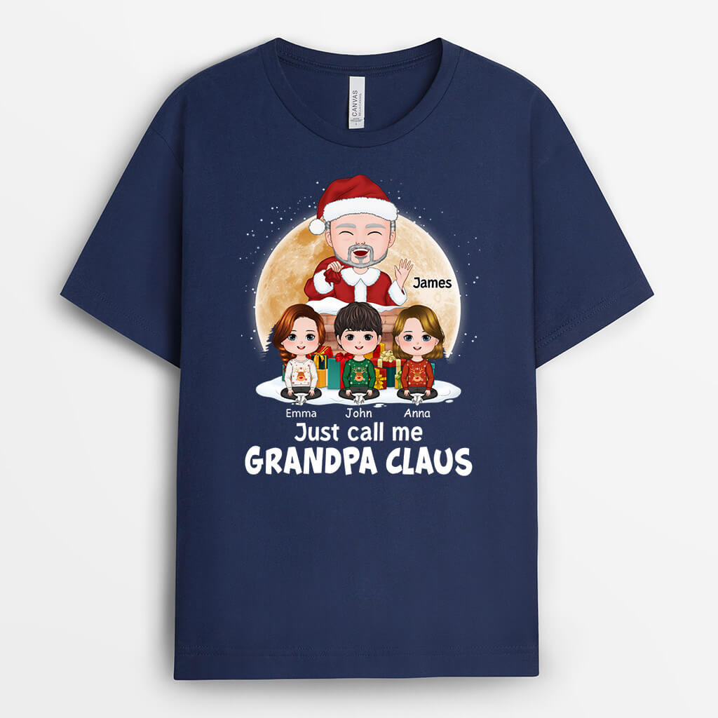 Just Call Me Papa Claus | Custom Merry Christmas Shirts