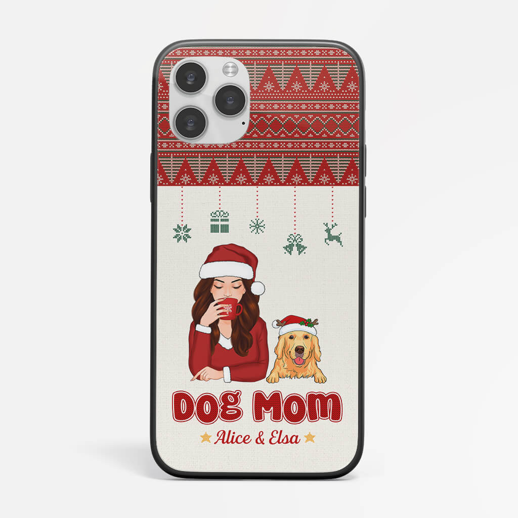 Dog Mom iPhone 11 Phone Case - Custom Christmas Gifts for Dog Lovers