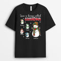 Love Is Being Called Grandma/Mommy | Personalized Christmas Graphic T Shirts