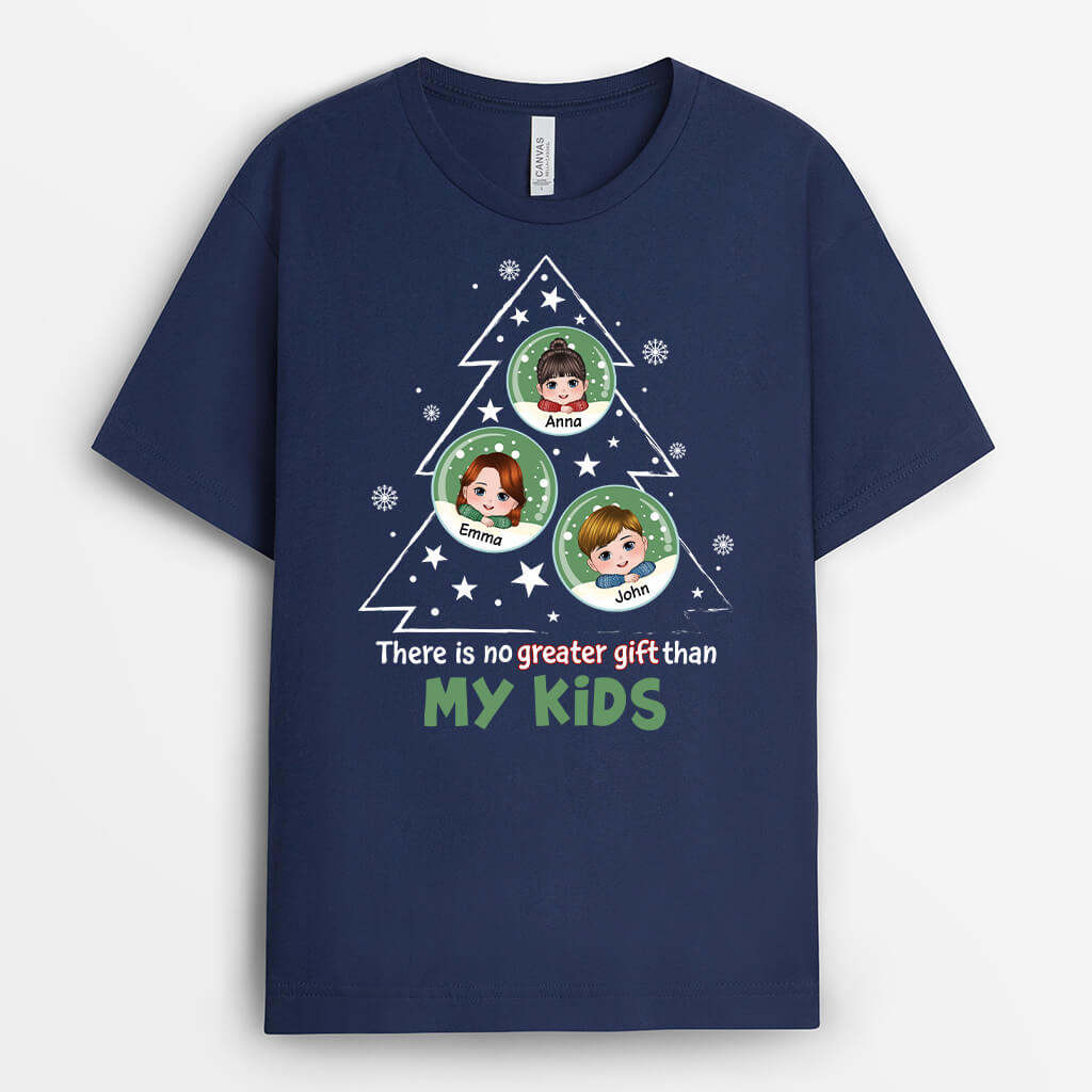 There Is No Greater Gift Than Grandkids | Customized Merry Christmas Tree Shirt