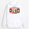 Personalized My Cats' Christmas Outfits Hoodie