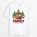 Personalized Family With Cats T-shirt