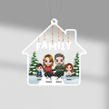 Personalized Family Of 4 Ornament - Custom Family Gifts